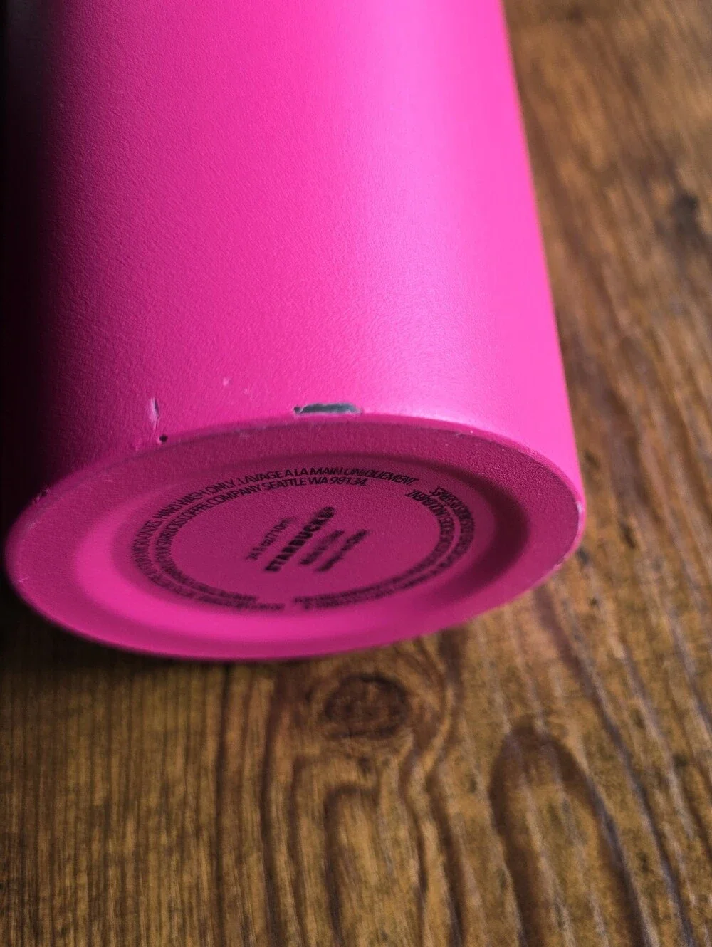 Starbucks 24oz Hot Pink Soft Touch Matte Siren Cold Cup Tumbler‎